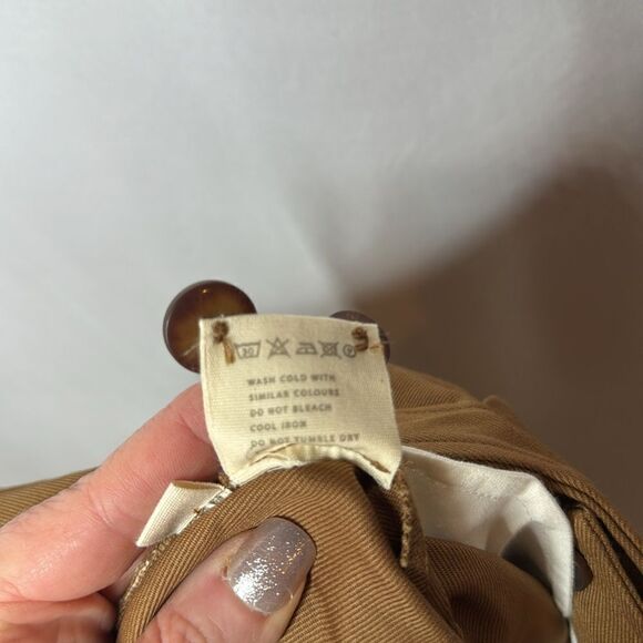 King & Tuckfield 100% Cotton High Waisted Bermuda Shorts. Size Large. - Picture 11 of 11